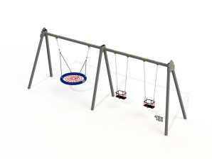 Качели двойные антивандальные «Гнездо/люлька»